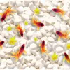 Custom 3D Floor Mural Wallpaper Swimming Goldfish PVC Selfadhesive Waterproof Living Room Bathroom 3D Flooring Papel De Parede9398786