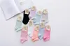 Wholesale - 40pcs=20 pairs short opening women's sports socks pure color casual sock for women 10 colors free shipping