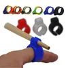Porte-cigarette en Silicone, anneau de doigt, mains flexibles pour taille régulière (7-8mm), accessoires pour fumer des cigarettes, couleur aléatoire