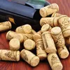 Bouteille droite bouchons en bois bouchon de bouteille de vin bouchon de bouteille outils de barre bouchon de vin bouchons d'étanchéité en bois LX3345