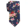 Tager Wilen męski krawat Casual Cotton Floral Chuda krawat 6 cm -various Styles2718