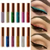 NICEFACE Pearled Metallic Liquid Glitter Eye Liner Diamond High Pearlescent Brown Liquid Eyeliner Tattoo Colorful Eyeliner