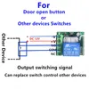 Interruptor remoto inalámbrico Universal de 433 Mhz, módulo receptor por relé DC 12V 1CH y 4 piezas Transmisor RF controles remotos de 433 Mhz