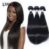 8A Braziliaanse Virgin Menselijk Haar Weave Bundels Onverwerkte Braziliaanse rechte Remy Haar 3 Stks Mink Brazillian Hair Extensions Natural Black