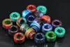 810 Drip Tips in resina epossidica Bocchino corto colorato a foro largo per TFV8 TFV12 Big Baby con confezione al dettaglio