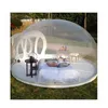 送料無料屋外トンネル裏庭透明エアドームテント、単一の膨脹可能なバブルテントハウスホームキャンプ