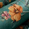 Green Pastoral Floral Non-woven Wallpaper 3D Embossed Living Room Sofa Bedroom TV Background Wall Decor Mural Wallpaper Flower