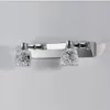 LED moderno banheiro de cristal de parede de parede de cristal caixa de jóia cromo sconces banheiro espelho front de parede frontal preço atacado