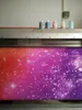 2018 galaxy Vinyl Car Wrap Film With Air Free wrap foil printed vinyl Truck wrap stickers whole car covering foil 1.52x30mRoll