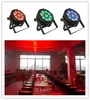 4 Stück 9 x 10 W RGBW-LED-Flachpar-Licht LED-Par-Außenwasserdichte Mini-LED-Par-Dose