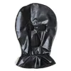 Morease Mask Svart Slave Mouth Eye Hood Sex Produktleksaker Bondage Erotisk Vuxen Spel för Par Män Kvinnor Fetisch Unisex BDSM S924