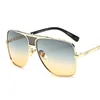 NOWOŚĆ 2016 STARME SWART SUBALSSES ​​MĘŻCZYZN MĘŻCZYZN Flat Metal Gold European American Retro Sun Glasses Male9727206