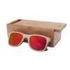 Wood Sunglasses Men Bamboo Sunglass Women Brand Design Sport Goggles Gold Mirror Sun Glasses Shades lunette oculo286B