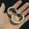 Cockrings en acier inoxydable la forme de 8 pendentif Scrotum dispositifs d'anneau de bondage de pénis anneau de coq de testicule, jouet sexuel pour hommes BB724461367