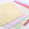 6 pièces enfants 2017 offre spéciale petite serviette bambou bébé serviette 25x25 cm visage serviettes soin lavage tissu enfants main pour nouveau-né J-01A