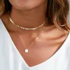 Gold Chocker Handmade Coins Disks Necklace Custom Pendants Bijoux Collier Femme Kolye Collares Collane Jewelry Riverdale