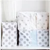 Super Value Foldbar Storage Bag kläder Blanket Quilt Closet Sweater Organizer Box Pouches