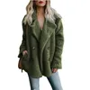 Kコートのフェイクラムウーフオーバーサイズのジャケットコート冬の暖かい毛深いジャケットの女性秋のアウタープラスサイズの毛皮のジャケットオーバーコートS18101204