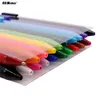 20 szt. 20 kolorów Mieszane malarstwo Ballpoint Pen CIST 05 mm duża pojemność atrament Miękkie i plastikowe Pisujące Pen Pen Pen Penss4856127