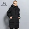 レディースダウンパーカー卸売 -  Spiritmoon 2021冬ファッションロングジャケット女性フード付き厚いパーカーコートプラスサイズ5xl 6xl1
