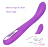 12 Velocidades G-Spot dedo puxar vibradores para mulheres Magic Wand Massager Clit Stimulation AV Vibradores impermeável Anal Dildo Sexo Brinquedos