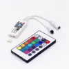 WiFi Mini RGB RGBW LED Controller DC12V With 24Key IR 21Key RF Remote Control For RGB LED Strip Smart Phone APP Control1697692