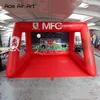 4 x 3 m großes aufblasbares Fußball-Schießspiel, aufgeblasene Fußball-Zielspiele für Kinder, Outdoor-Spaß mit kostenlosem Gebläse