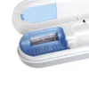 Stérilisateur de brosse à dents UV antibactérien et sain à double UV Minuterie de désinfection et nettoyant de 5 minutes