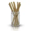 19,5 см натуральные бамбуковые соломинки многоразовые бамбуковые питьевые соломы многоразовые экологически чистые ручной работы натуральные питьевые соломинки DHL