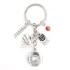 Nieuwe Collectie DIY Verwisselbare 18mm Snap Sieraden Snap Sleutelhanger Leraar Sleutelhanger Bag Charm Snaps Sleutelhanger voor Leraren Geschenken