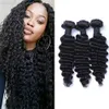  Brazilian Straight Human Hair Weaves Extensions 4 Bundles with Closure Free Middle 3 Part Double Weft Dyeable Bleachable 100g/pc