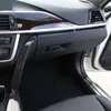 Kolfiber klistermärke bilstyling interiör copilot handske box handtag dekoration täcker trim klistermärken för bmw 3 4 serie 3gt f30 f31 f263n