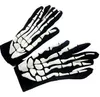 Five Fingers Gloves Fashion Halloween Horror Skull Claw Bone Skeleton Goth Full Winter Women Men Driving