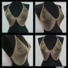Reggiseno sexy della catena del corpo della maglia dei gioielli della vita delle donne Catena del corpo di cristallo V309n