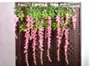 1.1 m Longo Flores De Seda Artificial Wisteria Videira Rattan Falso Flor Mesa de Mesa Centrais de Decoração Para Casa de Jardim de Flores de Parede 110 WIS