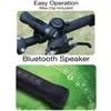 4 in 1 Mini Wireless Lautsprecher Bluetooth 2200 mAh Power Bank Outdoor Sport Fahrrad FM Radio LED Fahrrad Licht Lampe