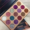 BEAUTY GLAZED Paleta de sombra de ojos con brillo prensado de 15 colores, paleta magnética de brillo profesional de larga duración, cosmética de diamante