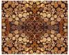 الإبداعية صور مخصص الحديثة مجردة الفن خلفيات جدارية شجرة قسم حلقات سنوية الخشب 3d بلاط الأرضيات ملصقا ورقة جدارية ذاتية اللصق