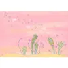 Pastel Pink Color Photography Backdrop Vinyl Printed Flowers Newborn Photoshoot Props Kids Baby Girl's Photo Studio Backgrounds