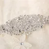 ベストセラーのクリスタルビーズの結婚式のベルトアイボリーホワイトサテンの輝く長いビーズブライダルベルト手作りの花嫁のための非常に安いサッシ