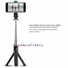 Foldable Mini Bluetooth Selfie Stick Tripod Selfie Monopods Handheld Extendable Mini travelling photo camera For iphone Samsung Smartphone .