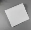 fazzoletto bianco fazzoletto tinta unita in puro cotone quadrato piccolo fazzoletto KD1
