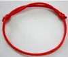 Rapide 100pcs / lot Kabbale fait à la main Bracelet à cordes rouges Bijoux mauvais œil Kabala Bonne chance Bracelet Protection -10253v