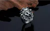 Stainless Steel Lion Head Rings For Men Allergy Free Punk Rock Jewelry Non-Mainstream Cool Mens Biker Rings Party Accessory