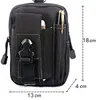 Pochette tactique Molle EDC compacte 1000D sac de taille de ceinture de gadget utilitaire polyvalent avec support d'étui de téléphone portable