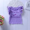 Bébé Fille Vêtements Ensemble 2018 Été Sirène À Manches Courtes T-shirt Pantalon Court Bandeau 3 PCS Filles Tenues Enfants Vêtements pour Filles Vêtements Ensembles