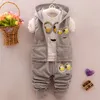 Autumn Baby Girls Boys Minion Suits InfantNewborn Desets Sets Kids Vestt Shirts Bants 3 PCS Sets Sets Suits6043269