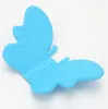 Nouveau Mode Multicolore Papillon Forme Silicone Pot Titulaire Résistant À La Chaleur Gants Plat Plateau Clip Cuisine Outil LX3753