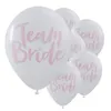 Team Bride Latex Ballong för bröllopsfest Bachelorette Höns dekoration Party Supplies