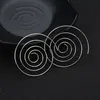 ES238 Spiral Stud Brincos Round Aretes Estilo Simples Moda Jóias Plugues Brincos Mulheres Piercing Brincos Bijoux Venda Quente 2018